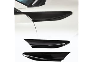 CHEAYAR Side Fender Air Vent Grille,for Toyota 86 and for Subaru BRZ GT86 Scion FR-S 2012-2019 2020,Fender Stickers Decorative Air Flow Intake Hole Grille Spoiler made of ABS (Piano black)