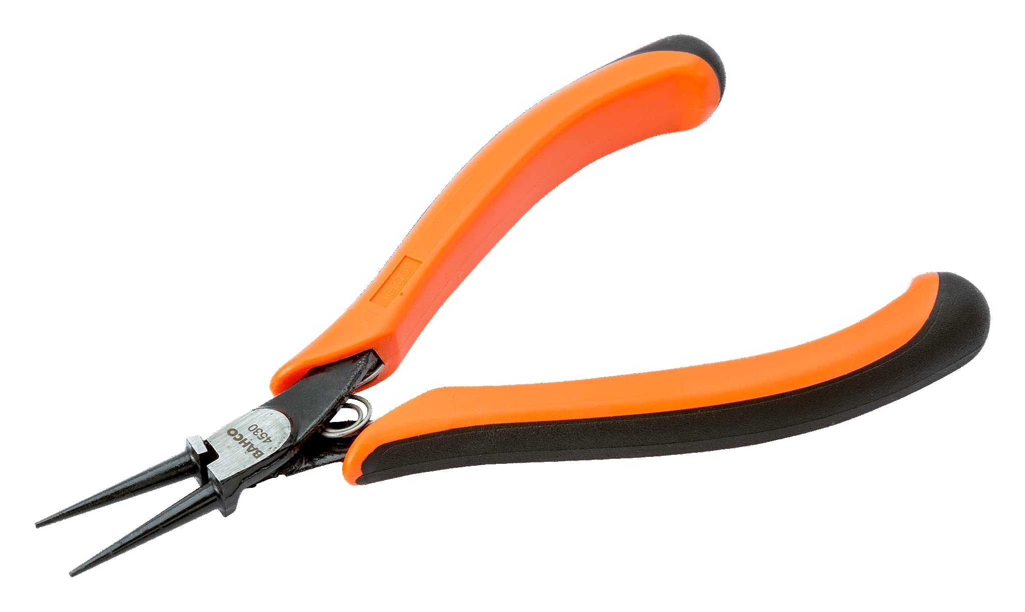 Bahco 4530 Round Nose Pliers, Black/Orange, 135 mm