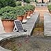 Solar Oxygen Air Fountain Pump, Solar Powered Watering Submersible Pump Kit with Aquarium Oxygen Pipe and Air Bubble Stone, Outdoor Oxygenator Aerator for Garden Fish Tank Pool Fishing Pond (5W)