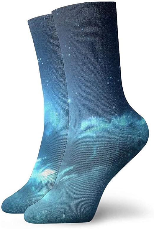 Blue Space Socks Unisex Neck Socks Dress Socks Amazon.co.uk Clothing