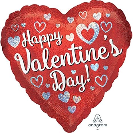 Anagram 18" s55 swirls happy valentine s day packaged Amazon.com: Anagram 18 Inch Valentines Day Shimmer Holographic Foil