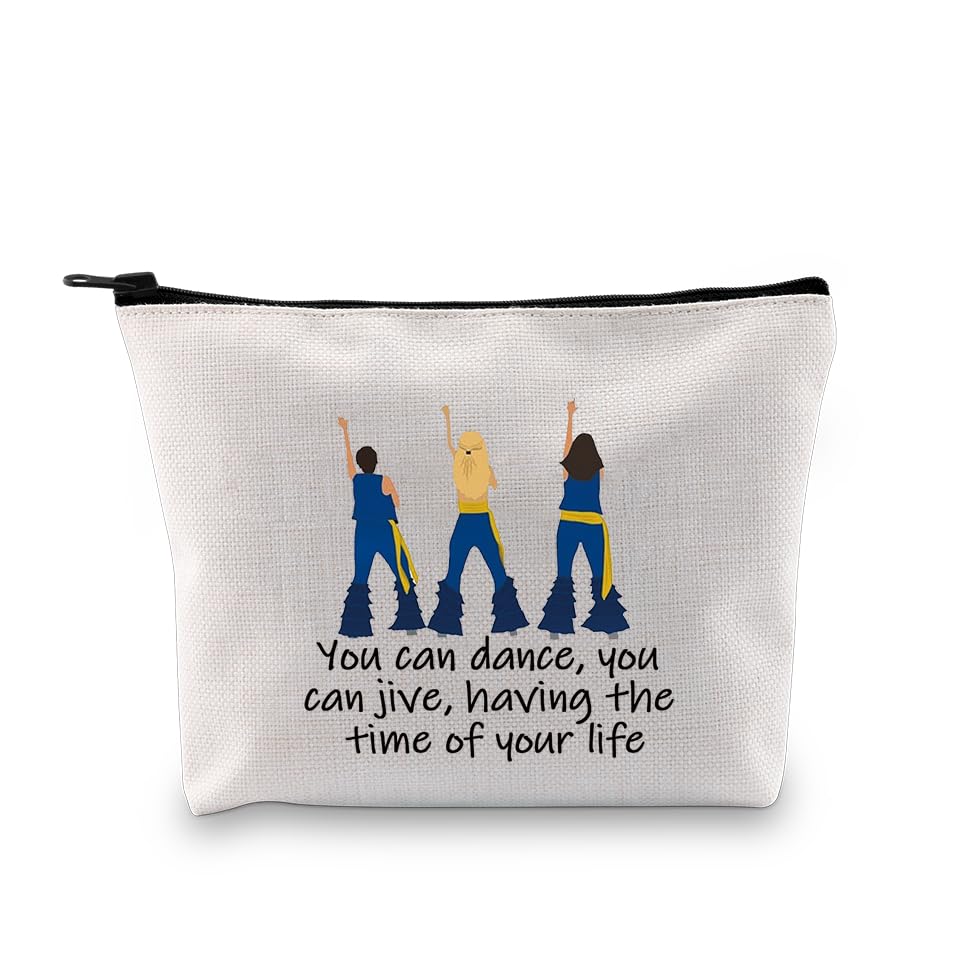 PXTIDY Mamma The Musical Inspired Gift You Can Dance You Can Jive Dancing Queen Quote Cosmetic Bag Mia Musical Lover Gift