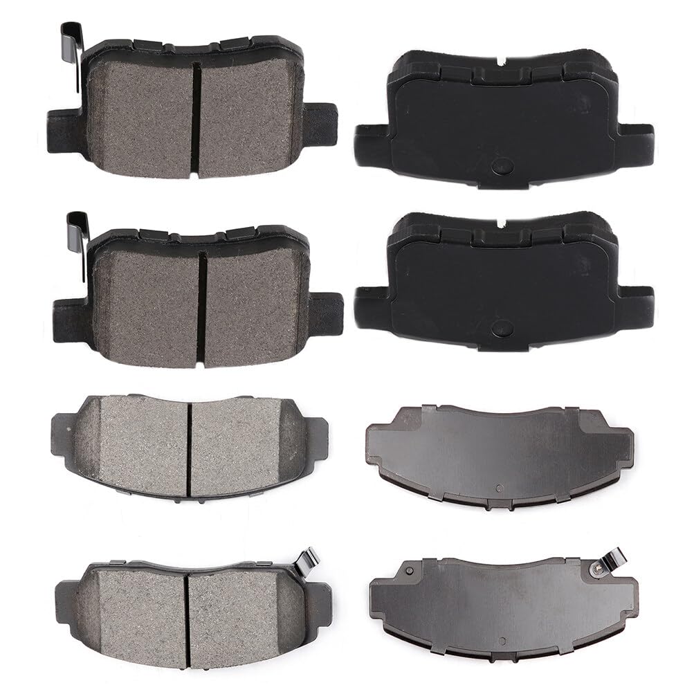 cciyu D787 D1451 Front & Rear Disc Brake Pads Kit