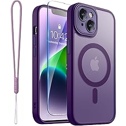 ROYBENS for iPhone 14 Matte Clear Case Compatible