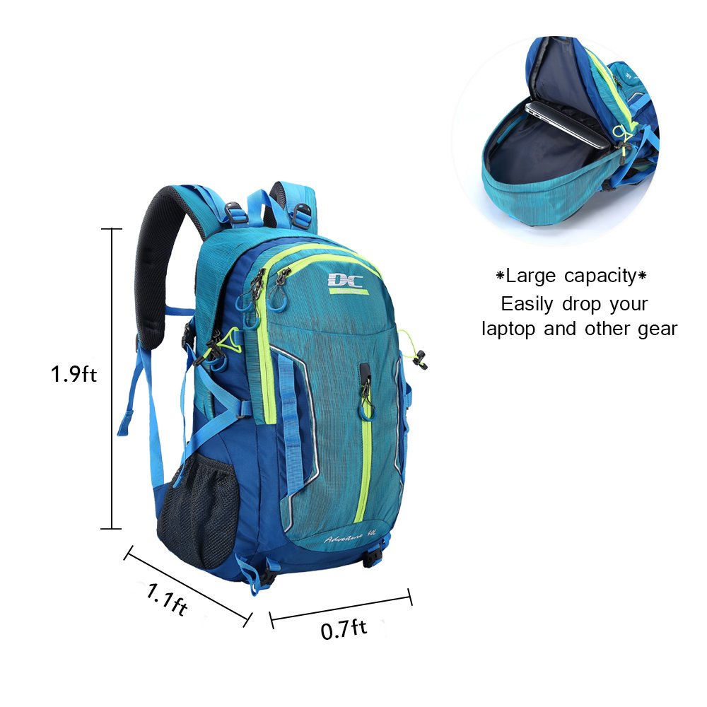 Outdoor Ultralight Waterproof Sport Backpack - Diamond Candy Trekking Rucksack with Rain Cover for Mountaineering Hiking Camping Travel Multi-functional Daypack