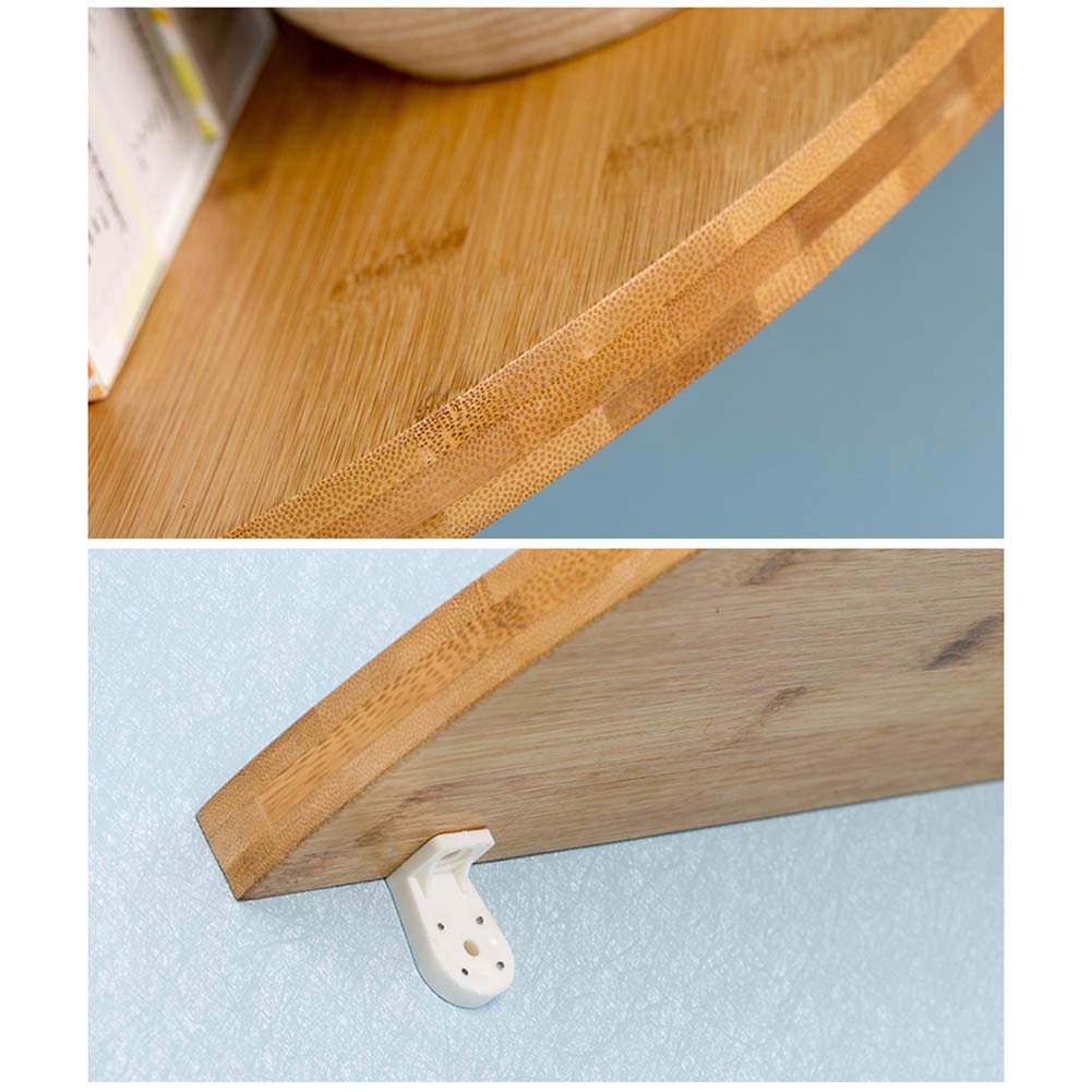 Mensole Angolari Da Parete 2 Pz Rovere E MDF Bianco 35x35x3,8 Cm | Leroy Merlin - 12