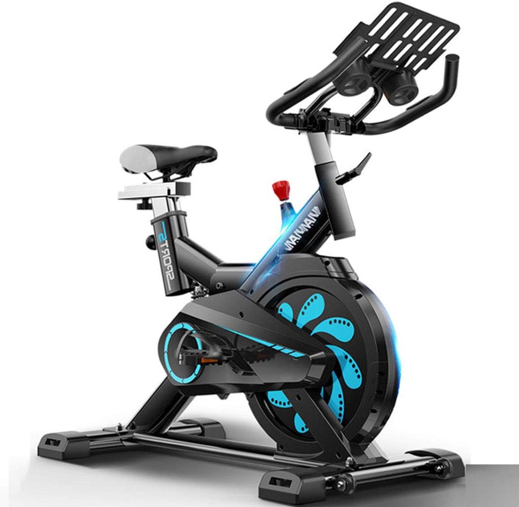 XZBYX Exercise Bike Ultra Quiet Home Indoor Fitness Room Equipment Smart Game APP Bike, Foam Armrest Rotation Resistance Adjustment (97.5 * 50 * 105CM)
