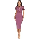 Dress The Population Womens Marianne Bodycon Midi Dress