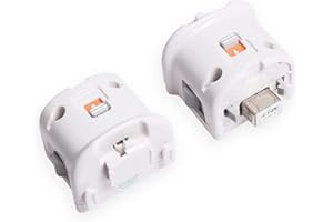 Wii Motion Plus Adapter for Original Nintendo Wii Remote Controller(White,Set of 2)