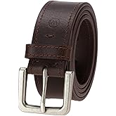 Wrangler Men’s Leather Belt, Country Casual Every Day Belt for Jeans