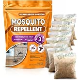 CuuFceEo Mosquito Repellent Outdoor Patio, Mosquitoes Repellent Indoor 8P | Mosquito Deterrent for Yard, Keep Mosquito Away from Patio,Yard,Bedroom,Garden,Camping, Covers 120 sq ft, Up to 3 Months