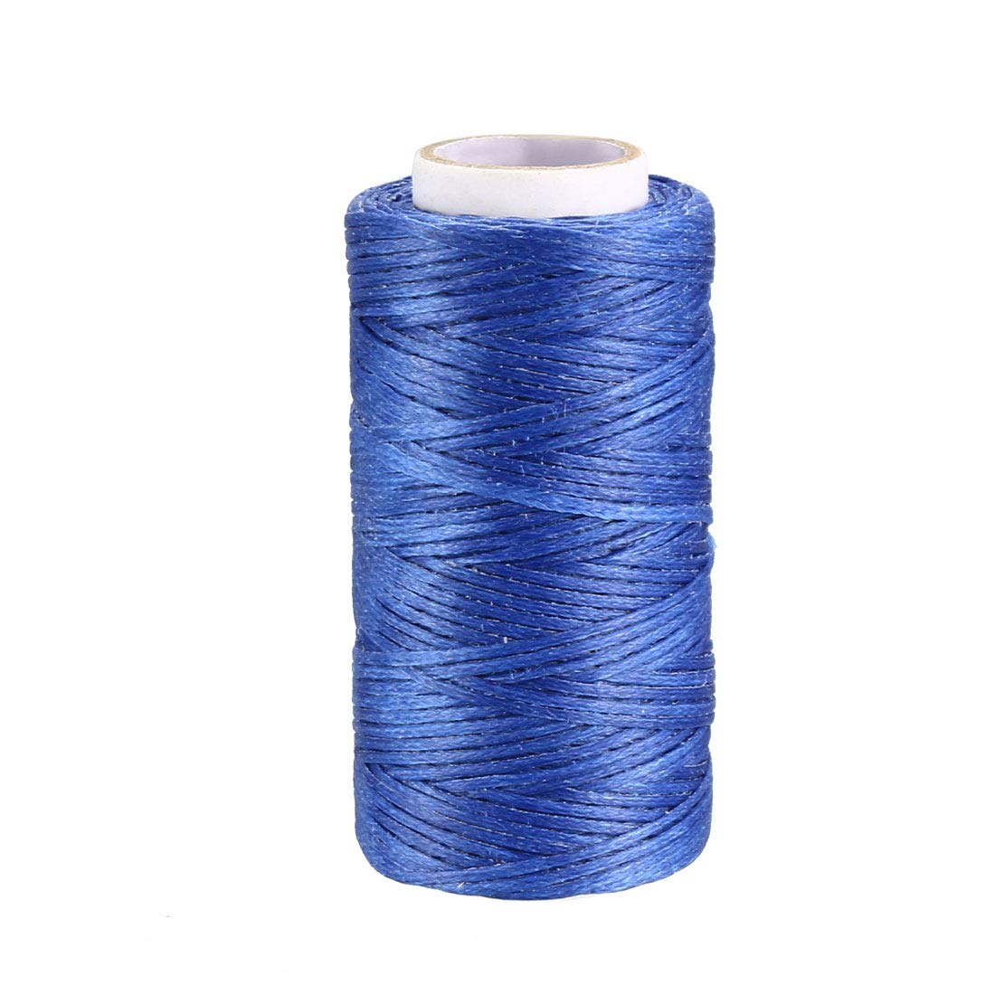 sourcing map 55 Yards 150D/1mm Leather Sewing Thread, Waxed Thread, Hand Stitching Thread for Hand Sewing Leather and Bookbinding(Sapphire)