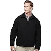AFC Men’s Twill Jacket Polyester Water Resistant Coat Big & Tall Sizes 3 Colors