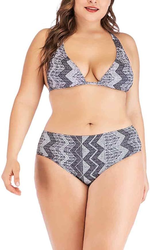 Huicai Teilt Damen Tankini Zweiteiler Gestreift Gedruckt ...