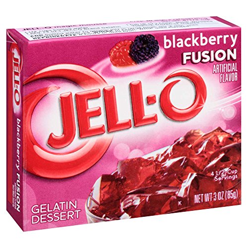 JellO Blackberry Fusion Gelatin Mix 3 Ounce Box (B00U6EEGC8) Amazon