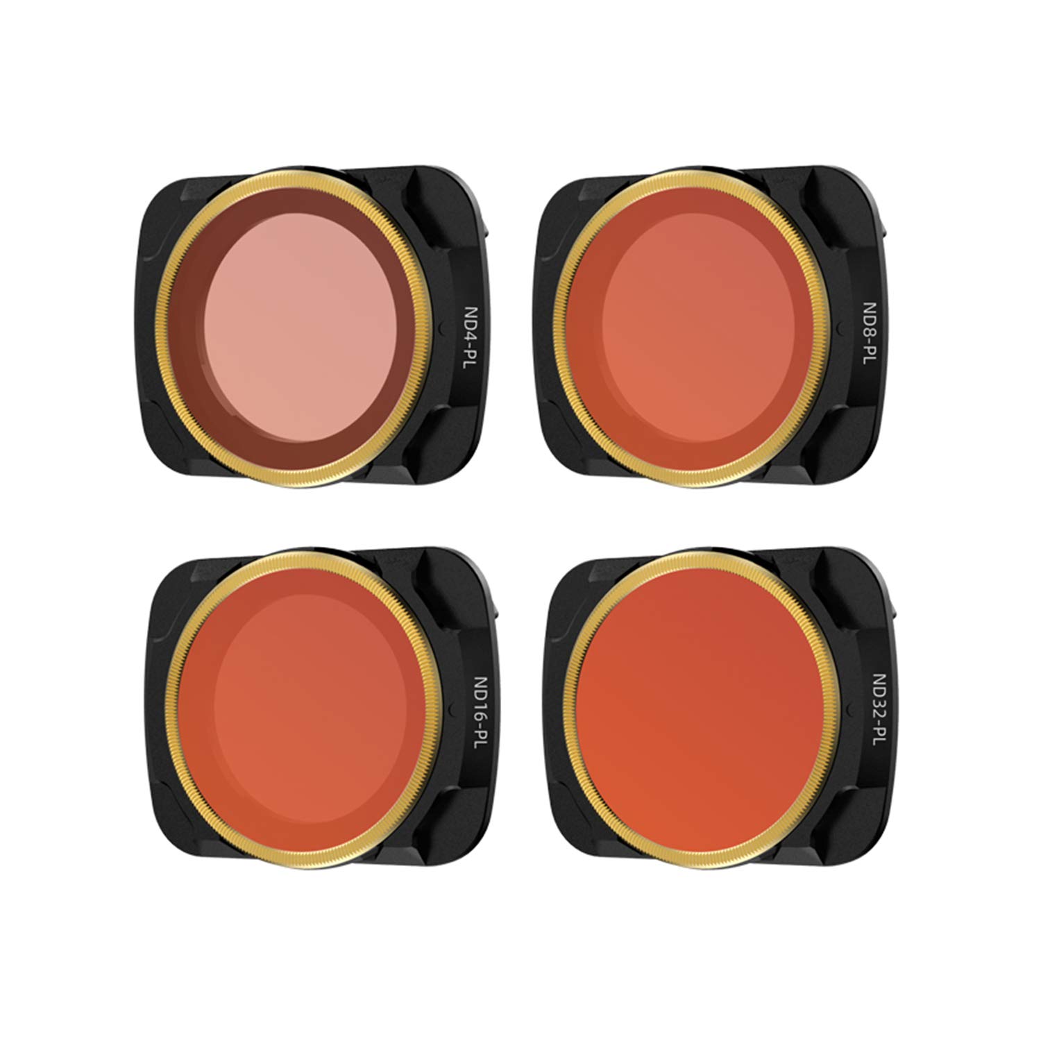 Hensych Multilayer Coating Lens Filter MCUV Adjustable CPL ND/PL Filter ND Lens Filter for Mavic Air 2 (ND4/PL+ ND8/PL+ND16/PL+ND32/PL)