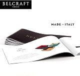 BELCRAFT Luni Medium Leather Tidy Tray, Handmade Italian Style, Black view 5