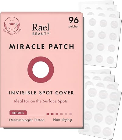 Rael Pimple Patches Miracle Invisible Spot Cover 96 Patches 2 Sizes