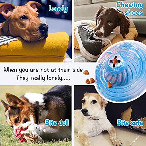 Interactive Dog Toys IQ Treat Ball Food Dispensing Puzzle Toy for