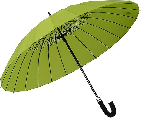 Amazon Orienex オリエンネックス 長傘 レディース傘 高強度24本骨 紳士傘 雨に濡れると花が浮き出る 全14色 緑 Orienex 長傘 通販
