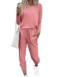 Ekouaer Women's Pajama Sets Casual 2Pcs Sleepwear