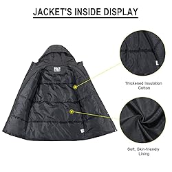 CAMELSPORTS Mens Winter Coats Long Warm Jacket with