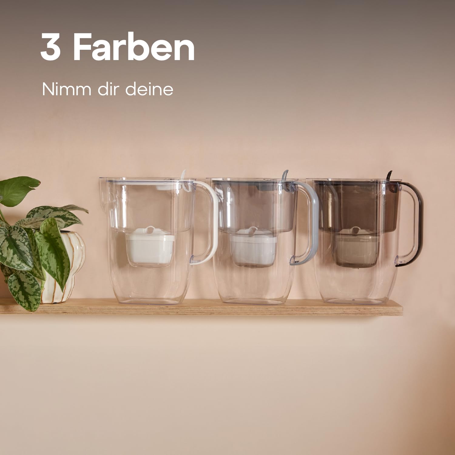 AQUAPHOR FRESH – Wasserfilter Kanne 3,2 L mit 3 MAXFOR+ Kartuschen – Reduziert Kalk & Chlor, Schwarz 9