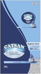 Catsan Hygiene Cat Litter 20L Pack of 4 - Natural Mineral Absorbent view 8