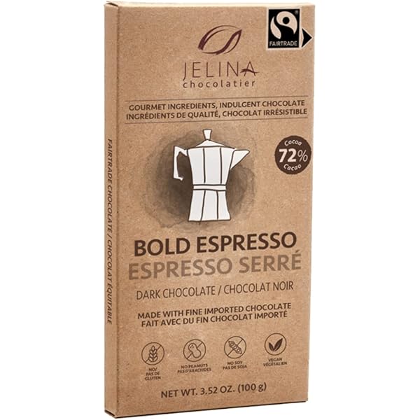 Amazon.com : Jelina Chocolatier | 8 Pack Milk Chocolate Bar with