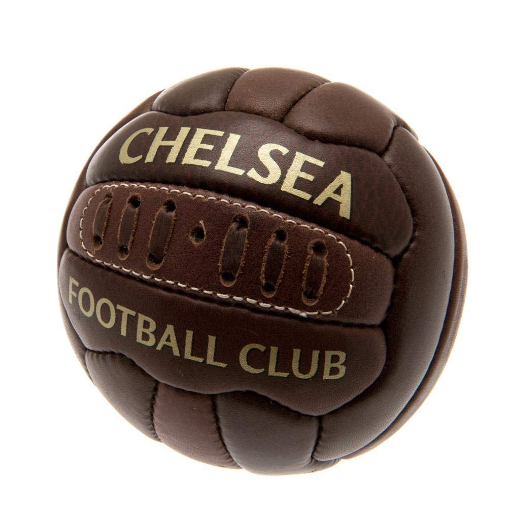 Photo 1 of Chelsea FC Official Retro Heritage Mini Ball (Size 1) (Brown)