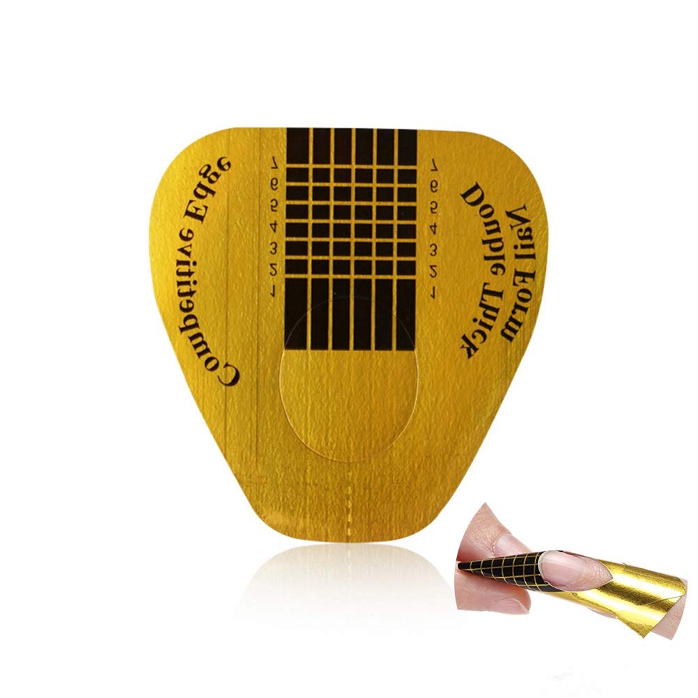 FRCOLOR 100pcs Nail Form Art Guide Form Acrylic Tips Gel Extension Sticker