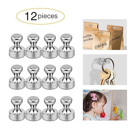 AODOOR Imán de neodimio, Extra Fuerte, con Caja de Almacenamiento ...