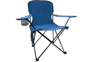 SAILARY Folding Camping Chair, 225lb Capacity, Includes Cup Holder & Side Storage Bag, 5.5lbs Portable for Beach, Camping, Sport,Cyan