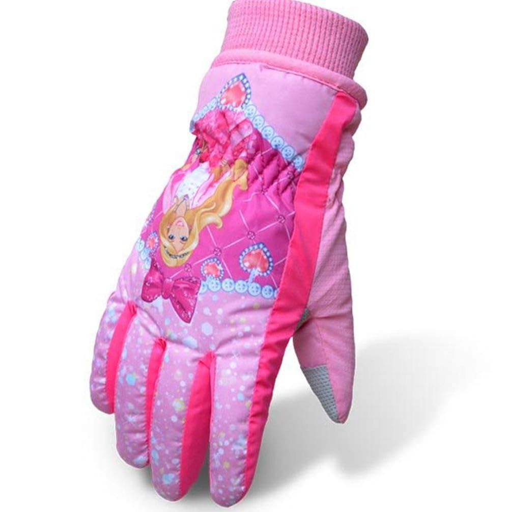 Girls Winter Snow Gloves Waterproof & Windproof for Skiing