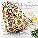 iSuperb Canvas Drawstring Backpack bag Gym Sack bag Stylish Lightweight Cute for Excursion Outdoor (Owl)