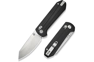 CIVIVI Yonder Folding Pocket Knife for EDC, Crossbar Lock Knife with 2.88" 14C28N Blade G10 Handle, Lightweight Knife Gifts for Men Women Camping Hiking, Designed by Zac Whitmore C23073-1