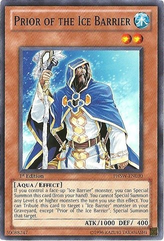 Yu-Gi-Oh! - Prior of the Ice Barrier (PHSW-EN030) - Photon Shockwave - 1st Edition - Common