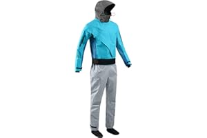 Dry Suits with Hooded for Women in Cold Water Kayaking Waterproof Fabric Drysuit Demanding Whitewater Paddling