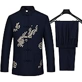 wecotton Kung Fu Uniform Tang Men Chinese Traditional Clothing Hanfu Martial Arts