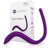 Intimate Rose Pelvic Wand, Pelvic Floor Muscle Trigger Point Massager, Perineal Massage Tool for Pelvic Physical Therapy & Pain Relief, BPA-Free, Latex-Free, Standard (Non-Vibration)