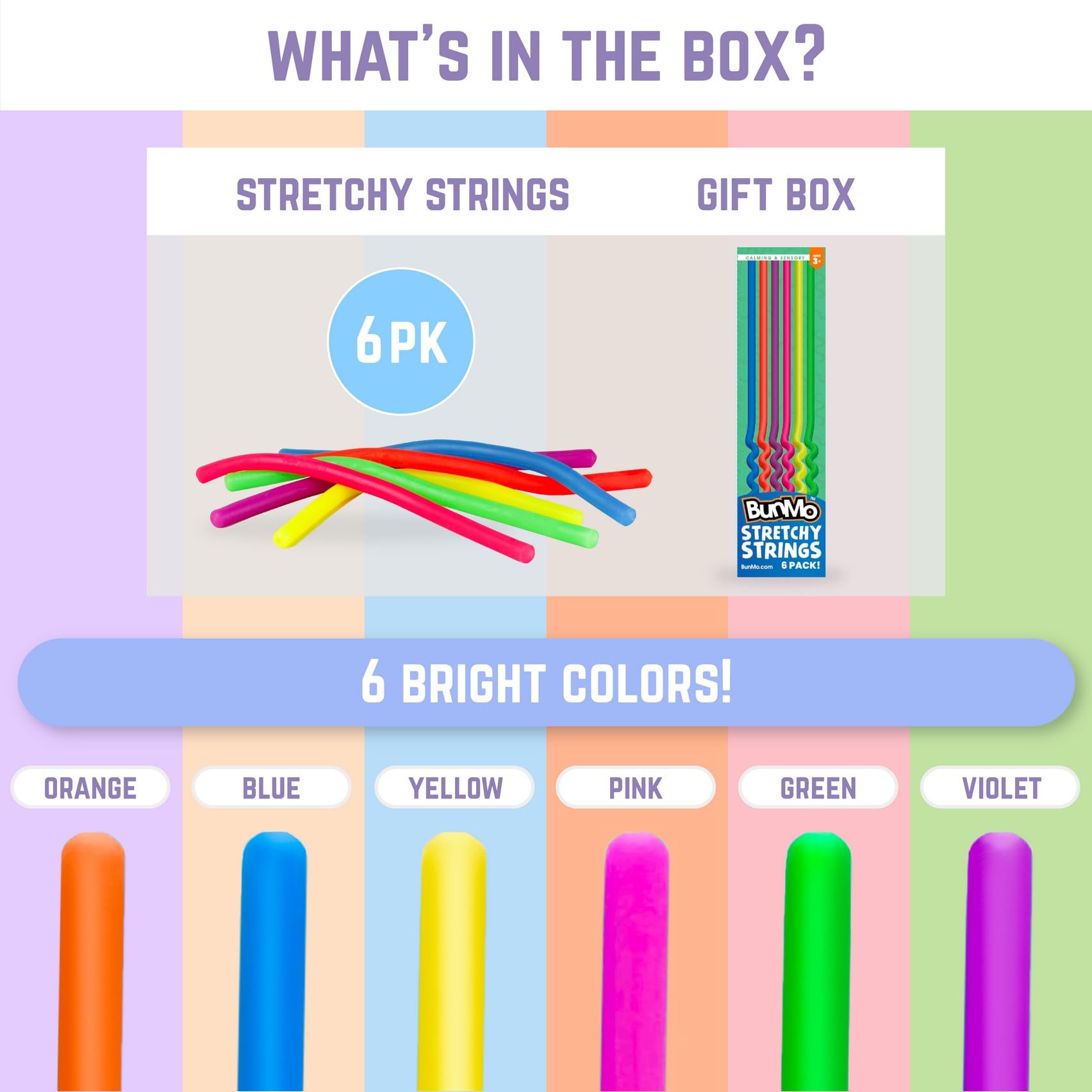 Mua BUNMO Stretchy Strings | Sensory Toys for Toddlers 1-3 ...