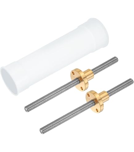 ReliaBot 100mm T8 Tr8x2 Lead Screw and Brass Nut (Acme Thread, 2mm