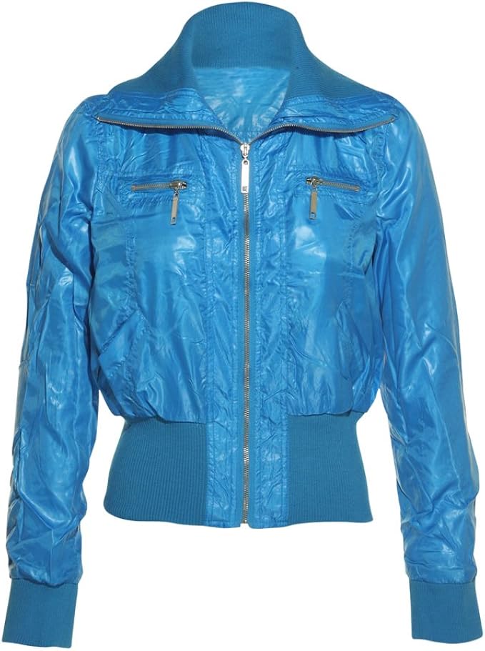 Amazon.com: ASHLEY by 26 International Zip-Up Windbreaker Jacket w