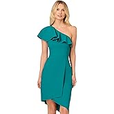 Adrianna Papell Women's Stretch Crepe Short Dress