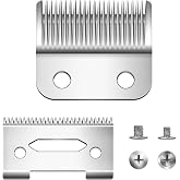 Blades for Wahl Precision Replacement Blades Compatible with Wahl MC3 | Replacement Blades,2 Hole Clipper Blade Compatible with Wahl Clipper Blades Replacement,with 2 Pairs Screws.