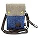 Dlames Canvas Cross-Body Casual Shoulder Bag for iPhone X,iPhone 8 Plus,iPhone 6S Plus,7 Plus,Samsung Galaxy S7 Edge,S8 Edge (Dark Blue)