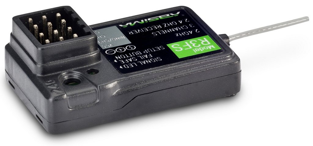 Absima 2020001 RC Car 3 Channel Receiver R3FS 2.4 GHz