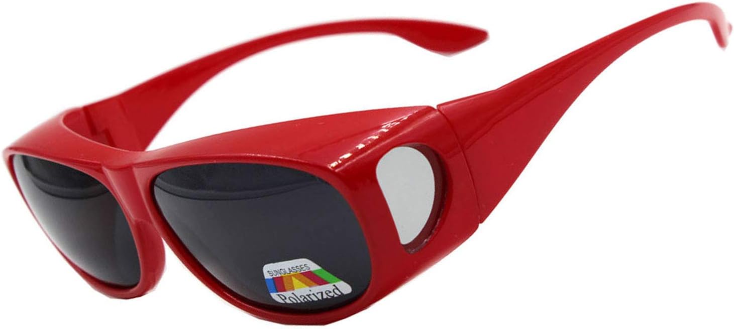 Wear Over sunglasses men women Polarized lens,fit over Prescription Glasses UV400