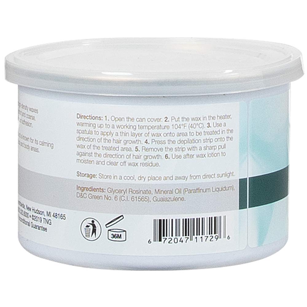 Too Naked Hair Removal Azulene Wax, Dolce Series, Extra Creamy, Gentle, Calming, Transparent Wax, Fragrance Free, 14 oz.