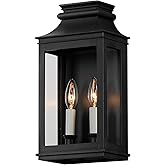 Maxim Savannah VX - 2 Light Outdoor Wall Mount-15.25 Inches Tall and 7.75 Inches Wide-Black Oxide Finish